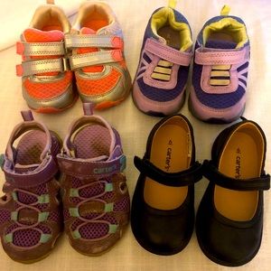 4 pairs of Toddler Girl Shoes